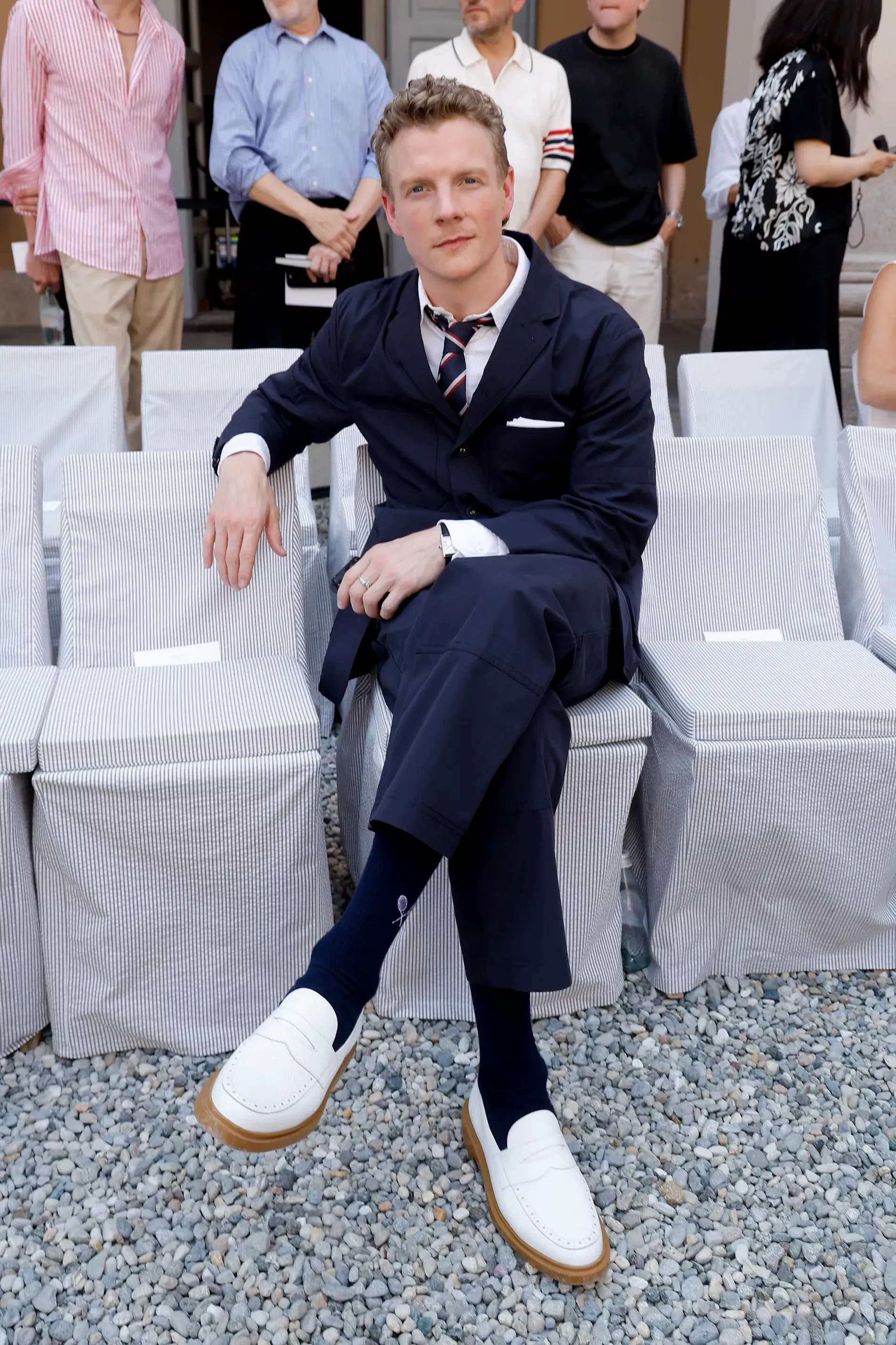 Celebrity Sightings Men’s Spring 2027 Patrick Gibson