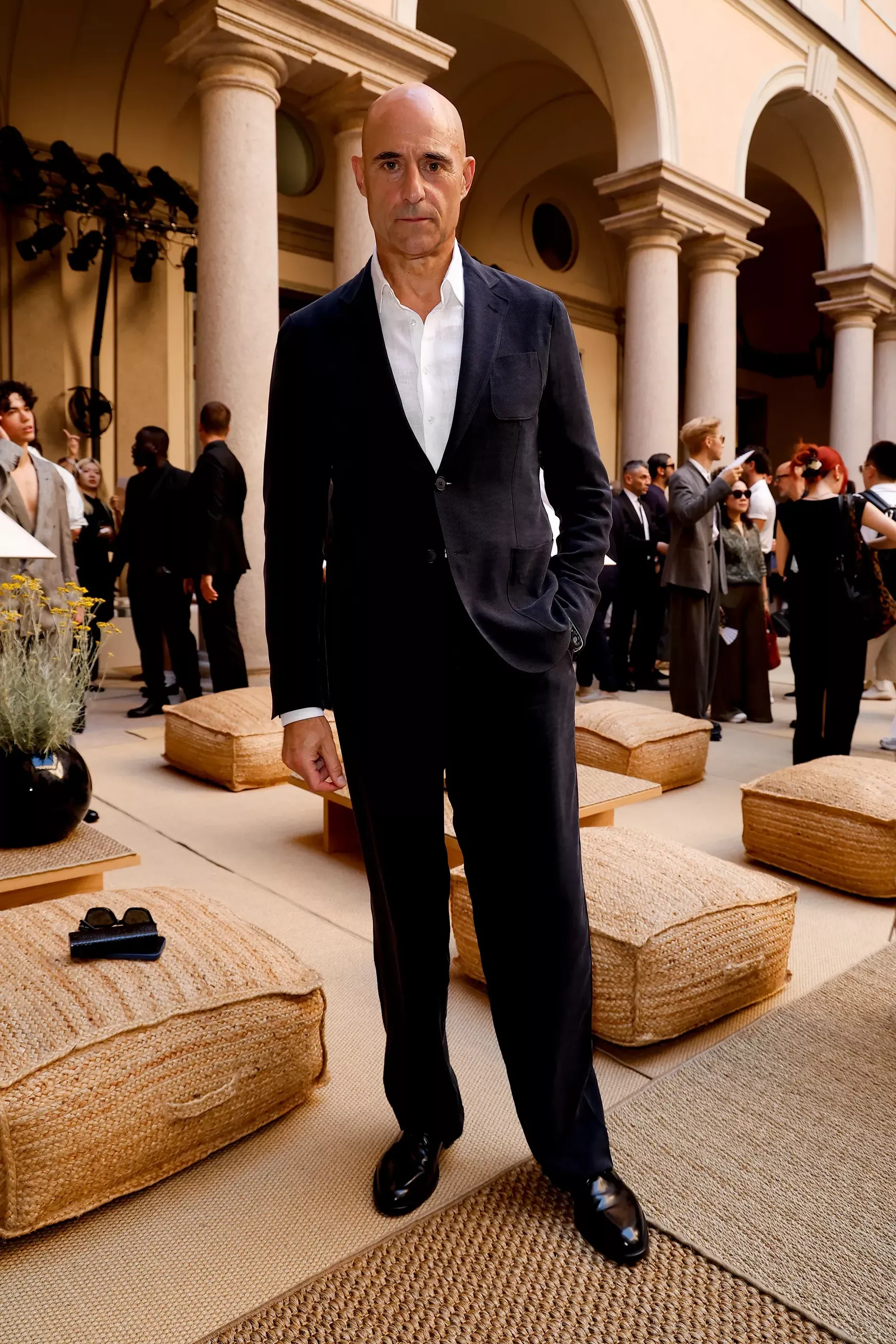 Celebrity Sightings Men’s Spring 2027 Mark Strong