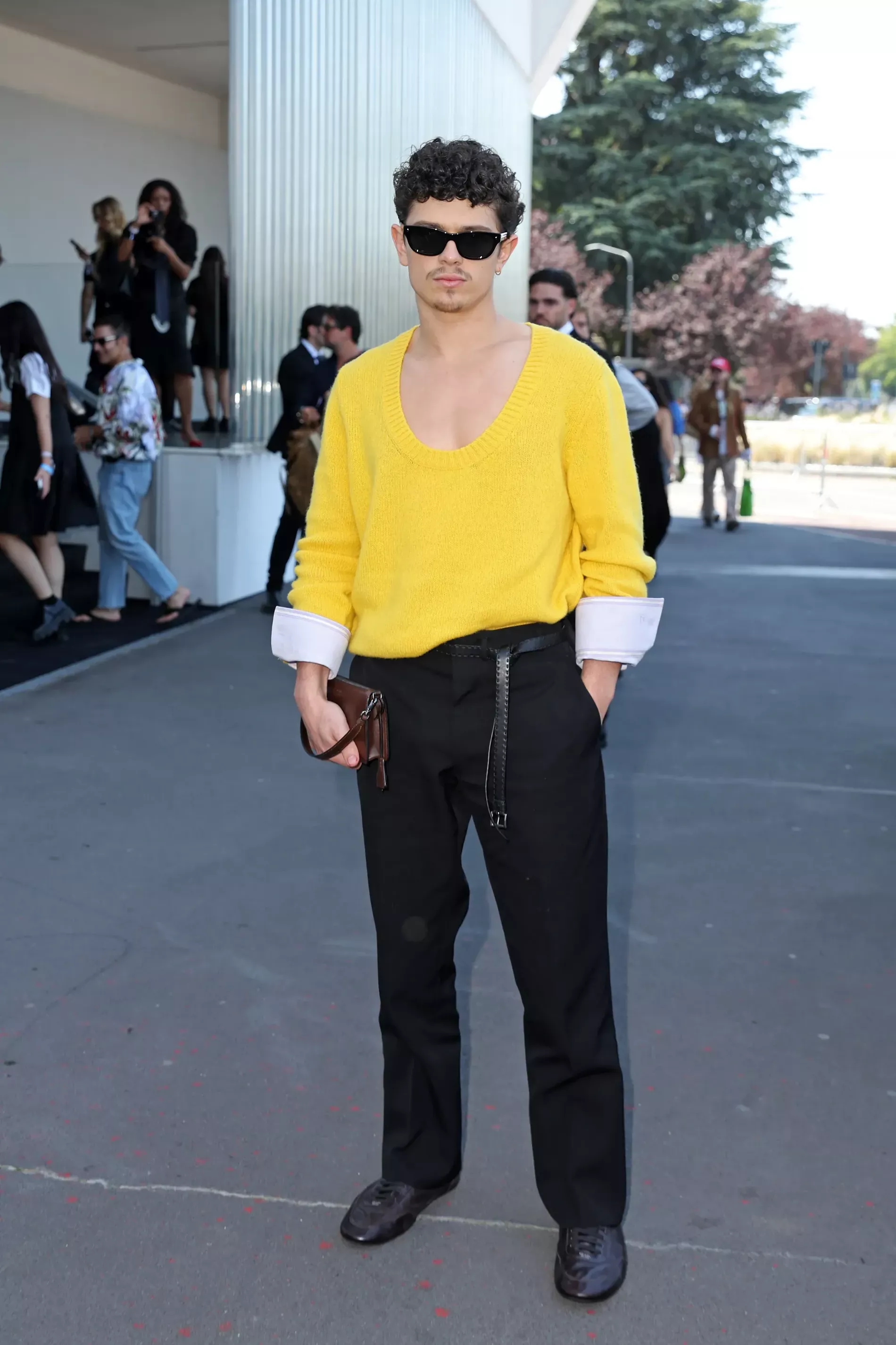 Celebrity Sightings Men’s Spring 2027 Noah Jupe