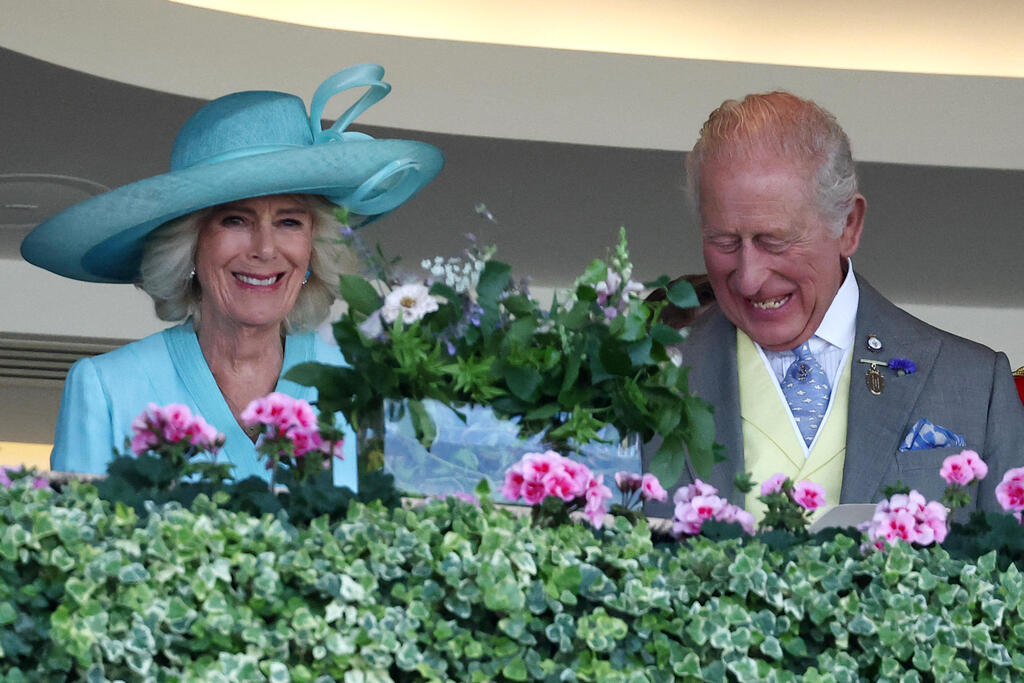 Queen Camilla and King Charles in the Royal Enclosure (Photo: Reuters/Toby Melville) המלכה קמילה והמלך צ'ארלס ברויאל אסקוט, 2026