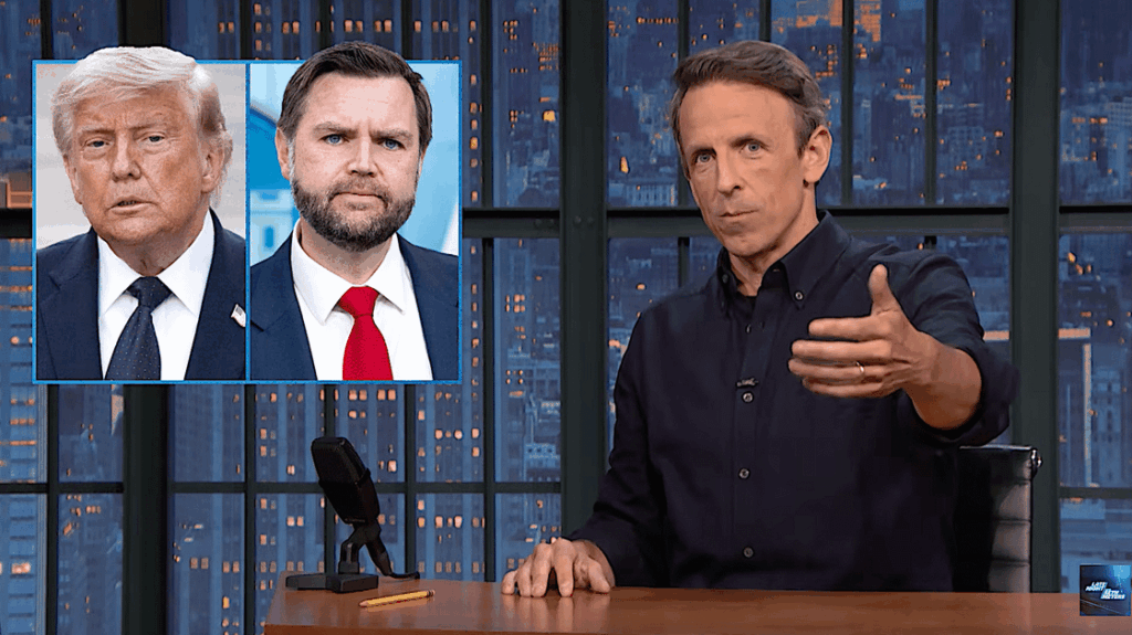 'Treat You Like S**t': Seth Meyers Hits JD Vance With A Stark Warning About Trump