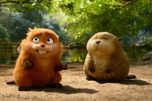 (L-R) Mabel and Loaf in Pixar's HOPPERS. Photo courtesy of Pixar. © 2025 Disney/Pixar. All Rights Reserved.