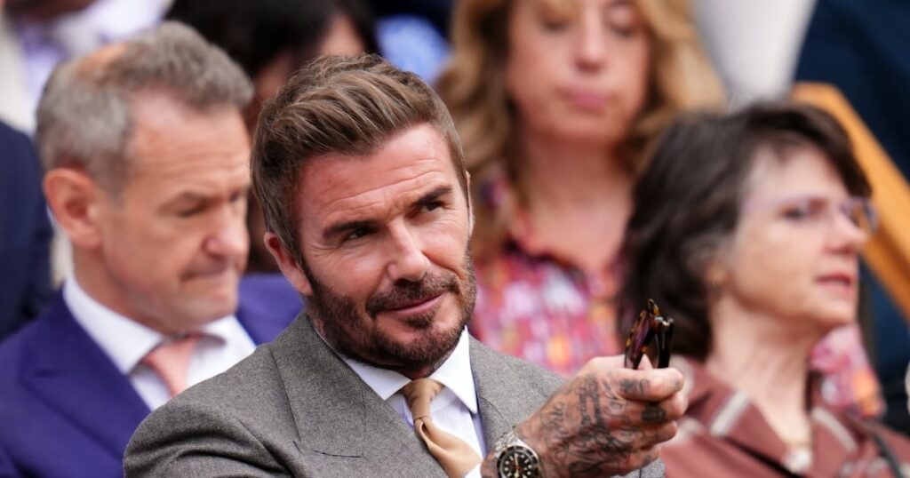David Beckham, Mary Berry and Tess Daly among celebrities at Wimbledon – The Irish News