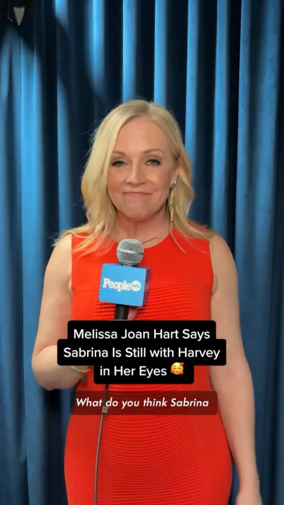 Melissa Joan Hart on whether Sabrina and Harvey are still together: ‘The way they rode off on a motorcycle, there’s no coming back from that’