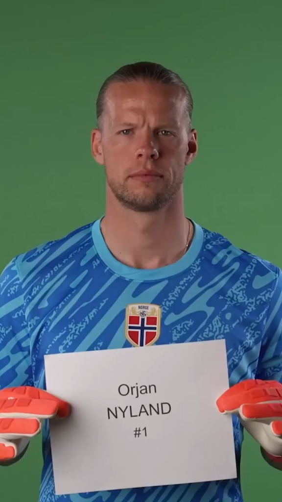 Norway's 2026 FIFA World Cup Team pronounce their names out loud to help sportscasters name them