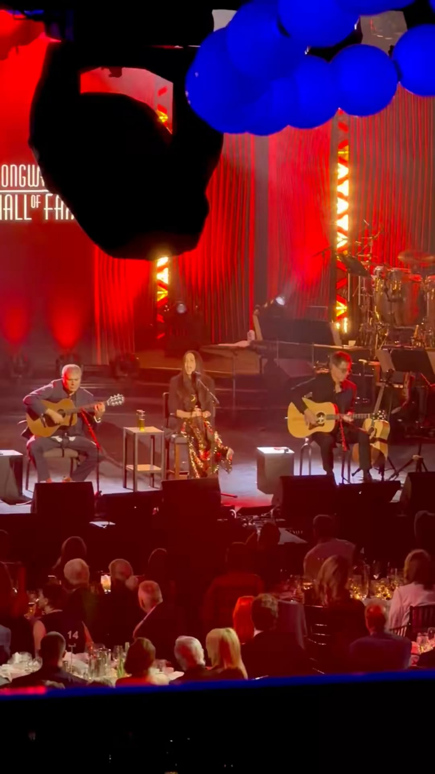 Alanis Morissette performs her Grammy winning song “You Oughta Know” at the 2026 Songwriters Hall of Fame ceremony (June 11, 2026)