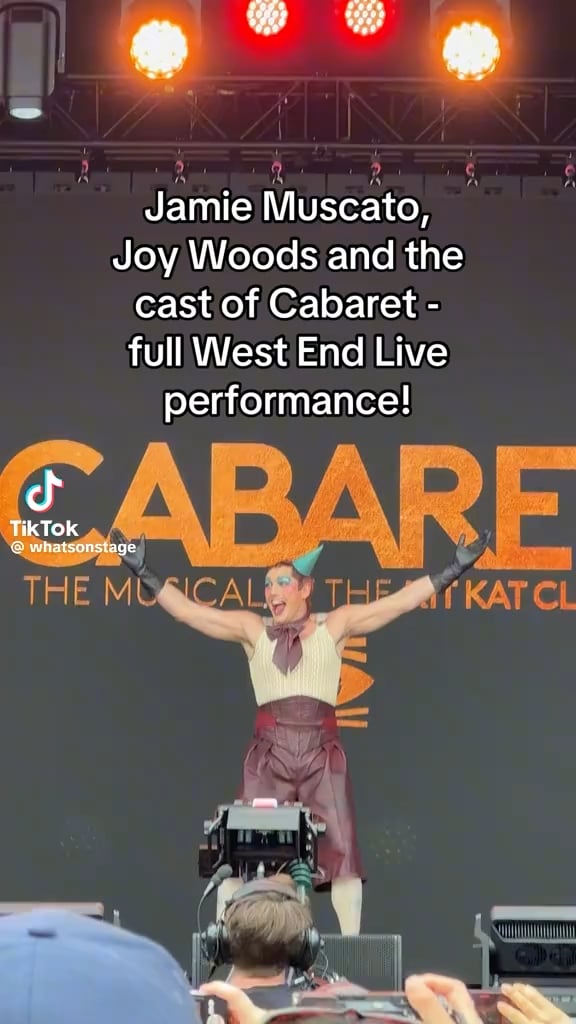 Jamie Muscato, Joy Woods and the cast of Cabaret perform 'Wilkommen/Don't Tell Mama' and at West End LIVE 2026.