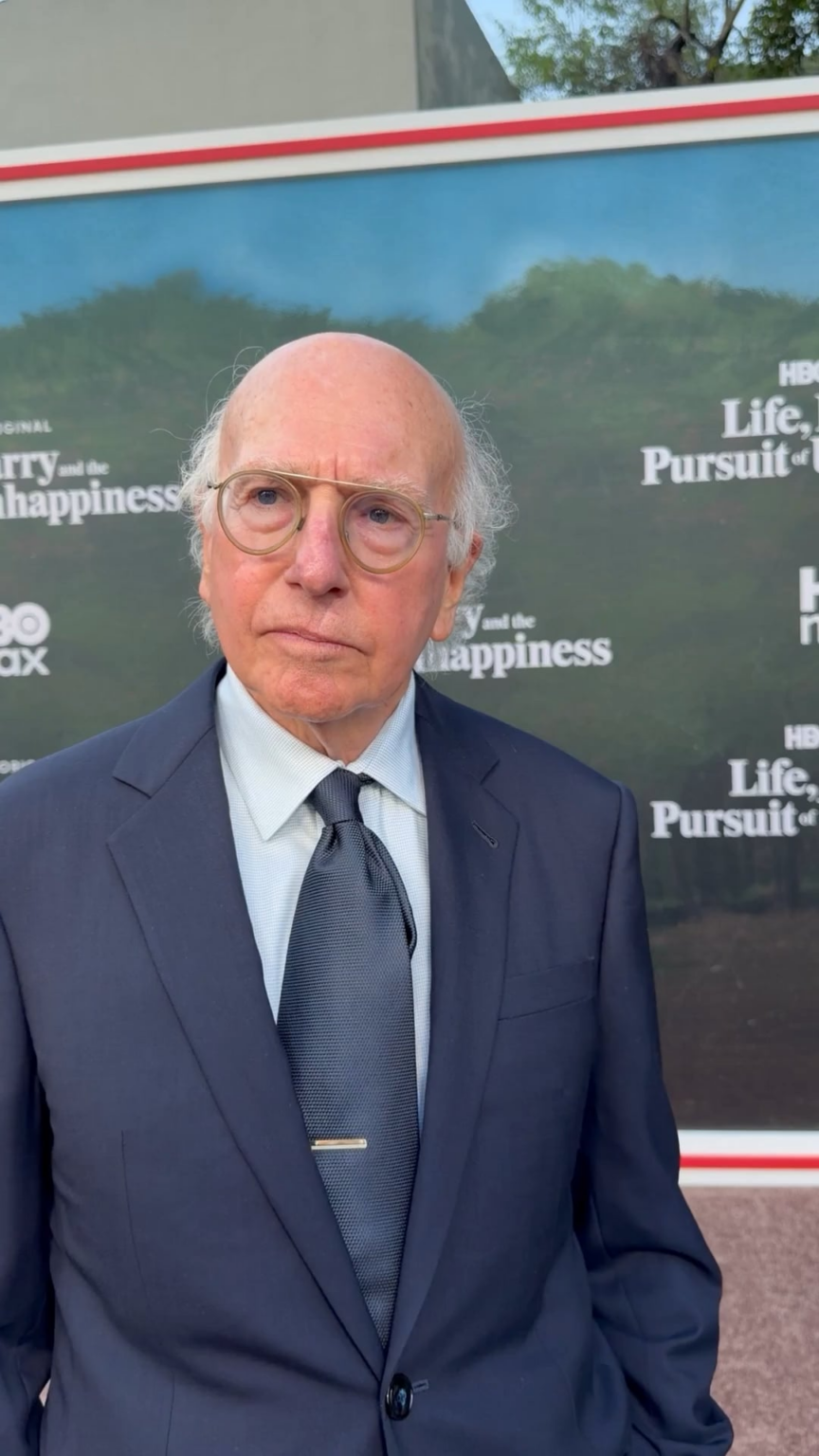 Larry David to Variety when asked about "Trump's UFC fight at the White House made him "embarrassed to be an American."