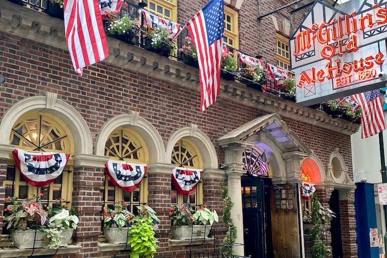 A new documentary showcases McGillin’s Olde Ale House and its 165 years of special memories The exterior of McGillin's Olde Ale House in Center City, Philadelphia, Pa. sporting U.S. flags during the 2024 Olympic Games.