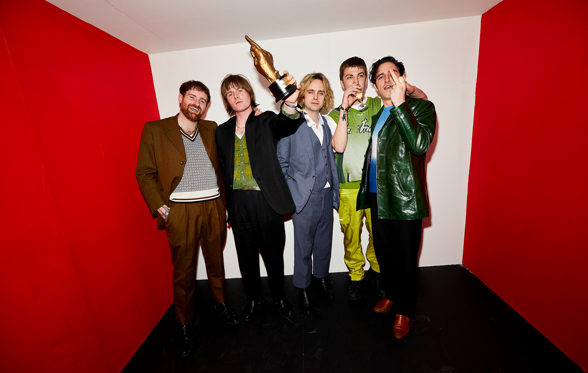 Fontaines D.C. at the NME Awards 2022, photo by Zoe McConnell