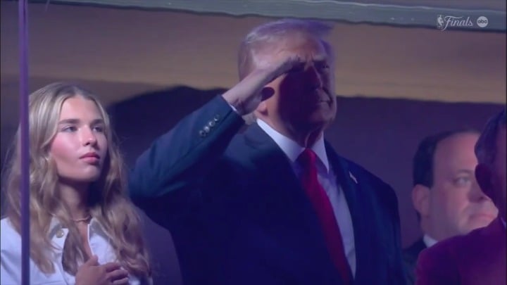 Donald Trump booed at NBA Finals game 3