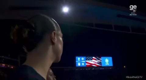 Brazilian fans chanted “Hey, Trump, Go Fuck Yourself” during the American anthem in match between Brazil vs USA