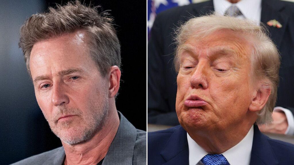 Edward Norton slams Donald Trump's 'unprecedented level of incompetency' he slammed President Donald Trump and his administration for being 'corrupt' and 'incompetent'
