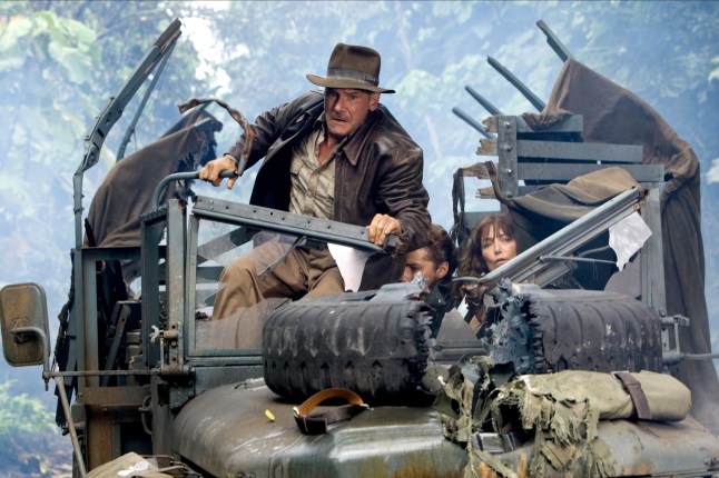 HARRISON FORD, SHIA LABEOUF & KAREN ALLEN Character(s): Indiana Jones,Mutt Williams & Marion Ravenwood Film 'INDIANA JONES AND THE KINGDOM OF THE CRYSTAL SKULL' (2008) Directed By STEVEN SPIELBERG 18 May 2008 SSR68947 Allstar/LUCASFILM (USA 2008) **WARNING** This Photograph is for editorial use only and is the copyright of LUCASFILM and/or the Photographer assigned by the Film or Production Company & can only be reproduced by publications in conjunction with the promotion of the above Film. A Mandatory Credit To LUCASFILM is required. The Photographer should also be credited when known. No commercial use can be granted without written authority from the Film Company.