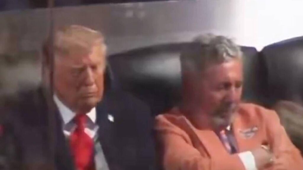 Trump appears to fall asleep at NBA Finals after Knicks fans brutally boo him