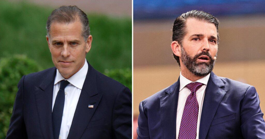 Hunter Biden Challenges Donald Trump Jr. to Cage Match