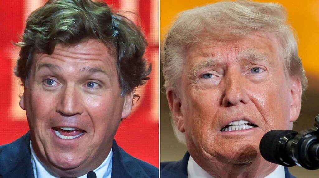 Tucker Carlson Reveals Democratic Star Trump Is 'Very Convinced' Could Win In 2028 | “I know Trump is very convinced that Gavin has a shot,” Carlson told right-wing conspiracy theorist Alex Jones.