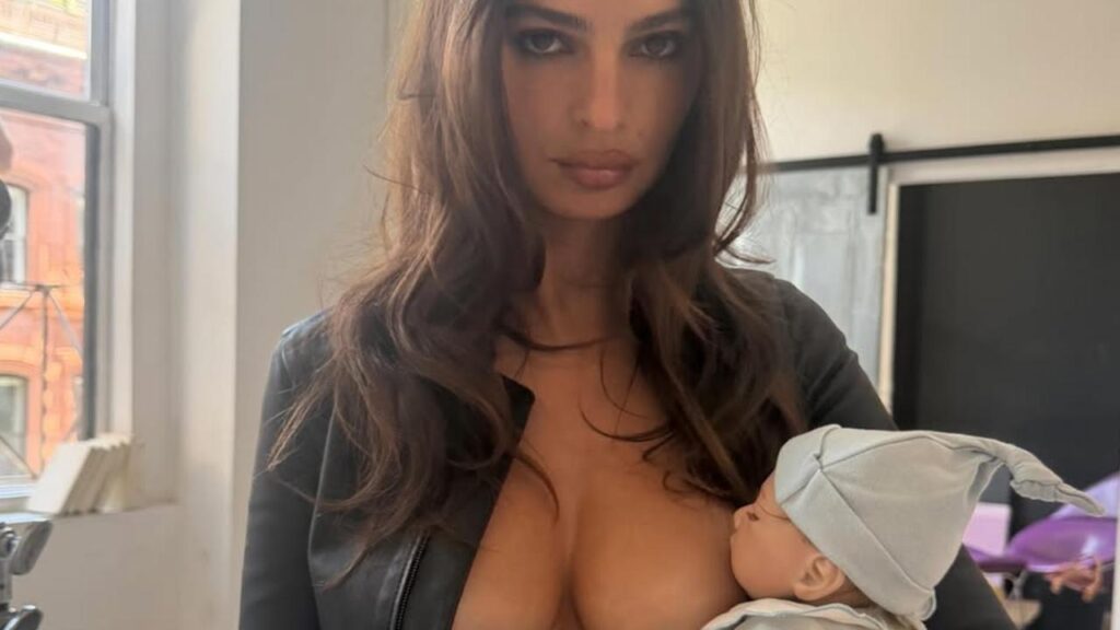 Emily Ratajkowski divides fans with topless photo shoot for raw divorce essay