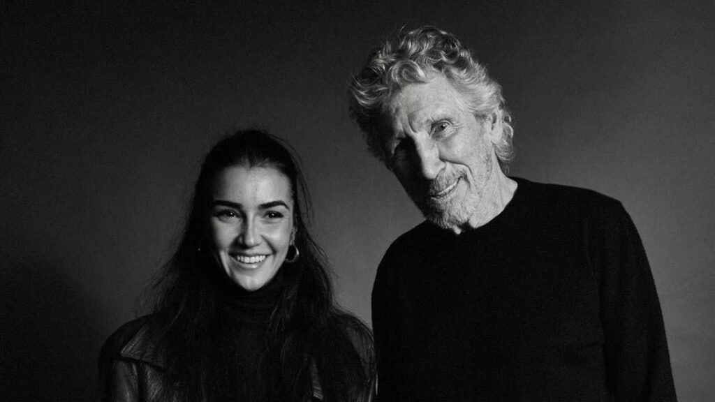 Roger Waters releases charity version of Comfortably Numb Roger Waters and Mona Miari press shot