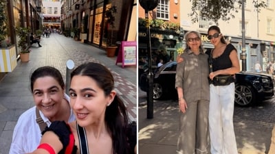 Sara Ali Khan shares photographs from her London holiday with Amrita Singh and Sharmila Tagore. (@saraalikhan95/Instagram)