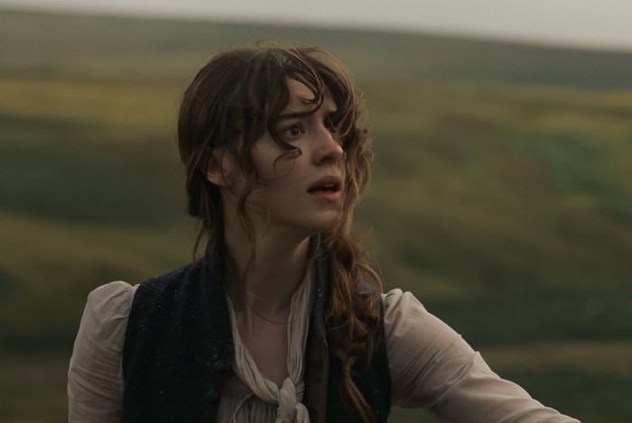 Elinor Dashwood on a moor in Sense and Sensibility.