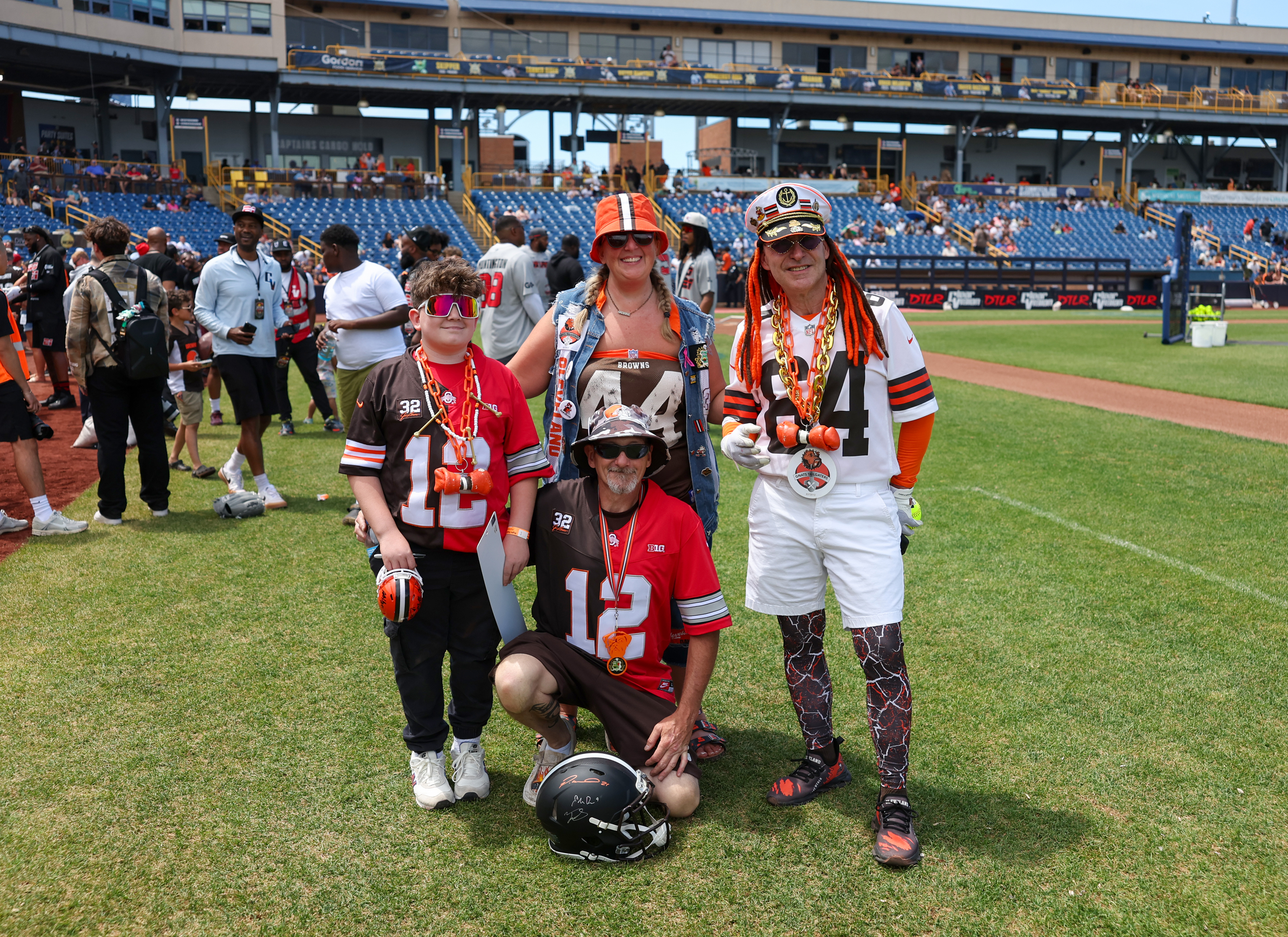 Photos from the Denzel Ward celebrity softball game, June 6,...