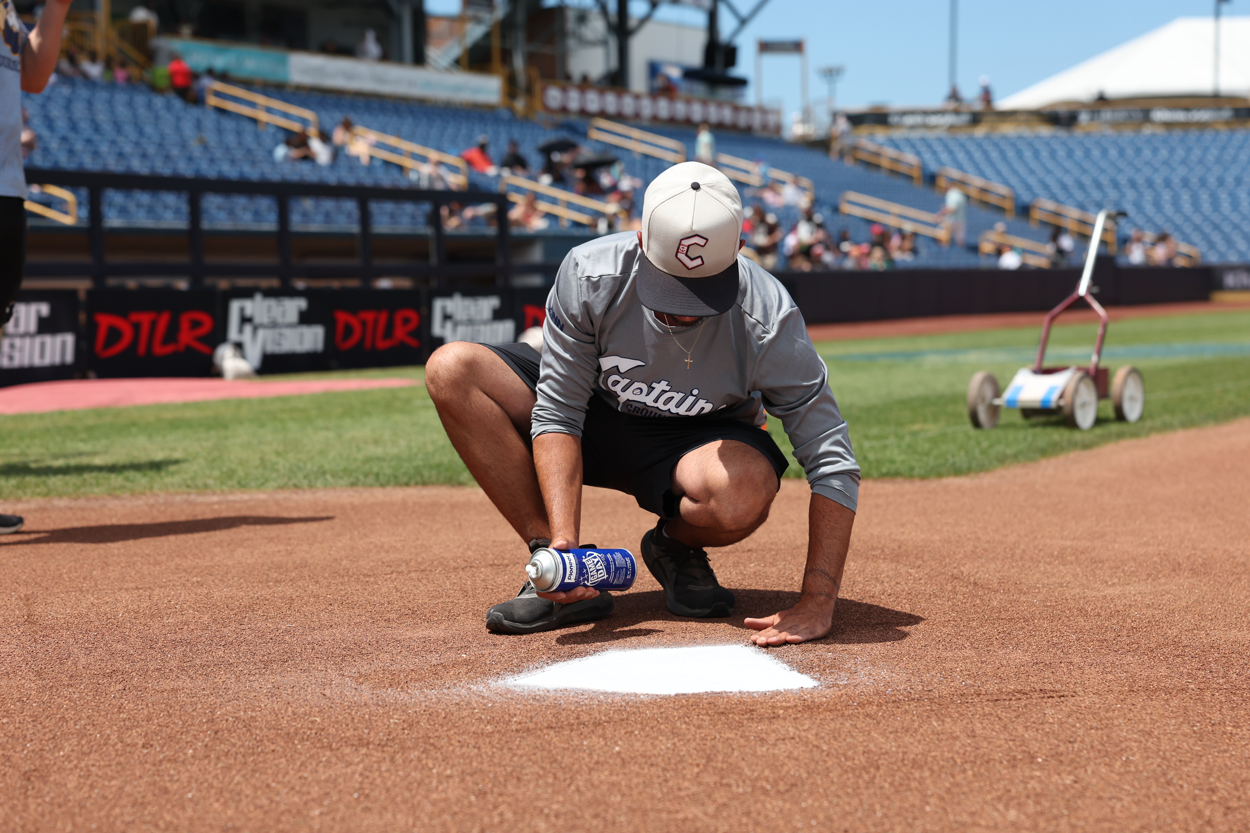 Photos from the Denzel Ward celebrity softball game, June 6,...