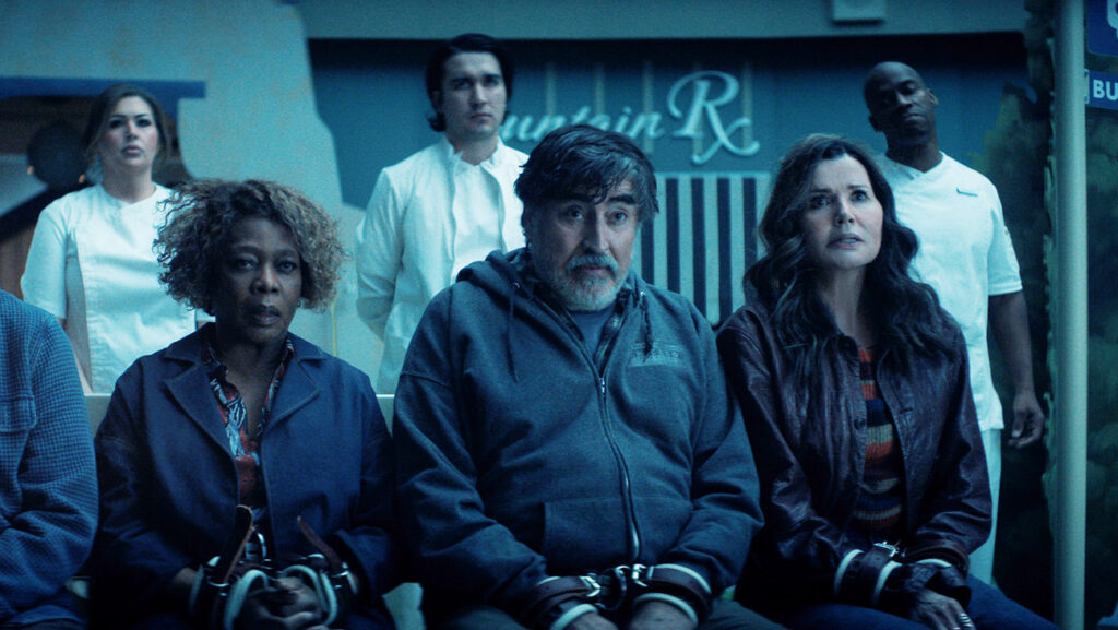 Why Netflix Canceled ‘The Boroughs’ (Exclusive) (L to R) Clarke Peters as Art, Alfre Woodard as Judy, Alfred Molina as Sam, Geena Davis as Renee in The Boroughs.