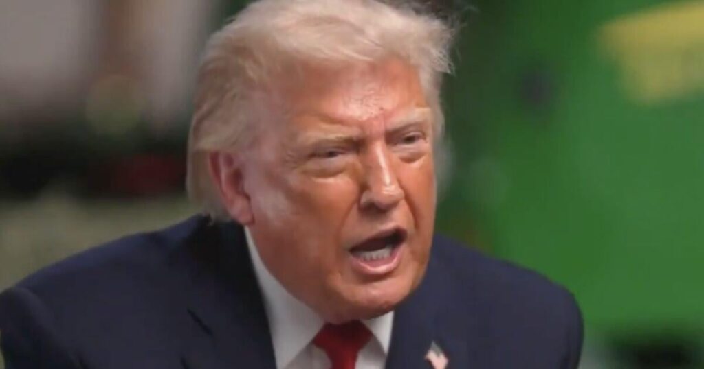 Trump Storms Off From Sit-Down After Melting Down at Reporter | The president furiously stormed off an interview with NBC’s Meet the Press after journalist Kristen Welker confronted him on his election conspiracies.