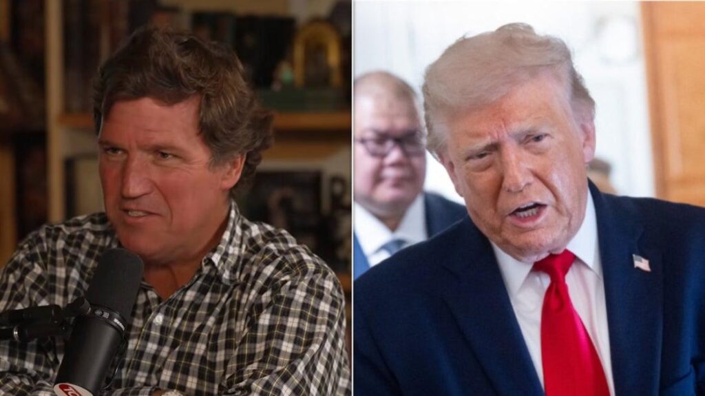 ‘He’s Very Charming’: Tucker Carlson Fawns Over Top Trump Hater Amid Ongoing Feud With President
