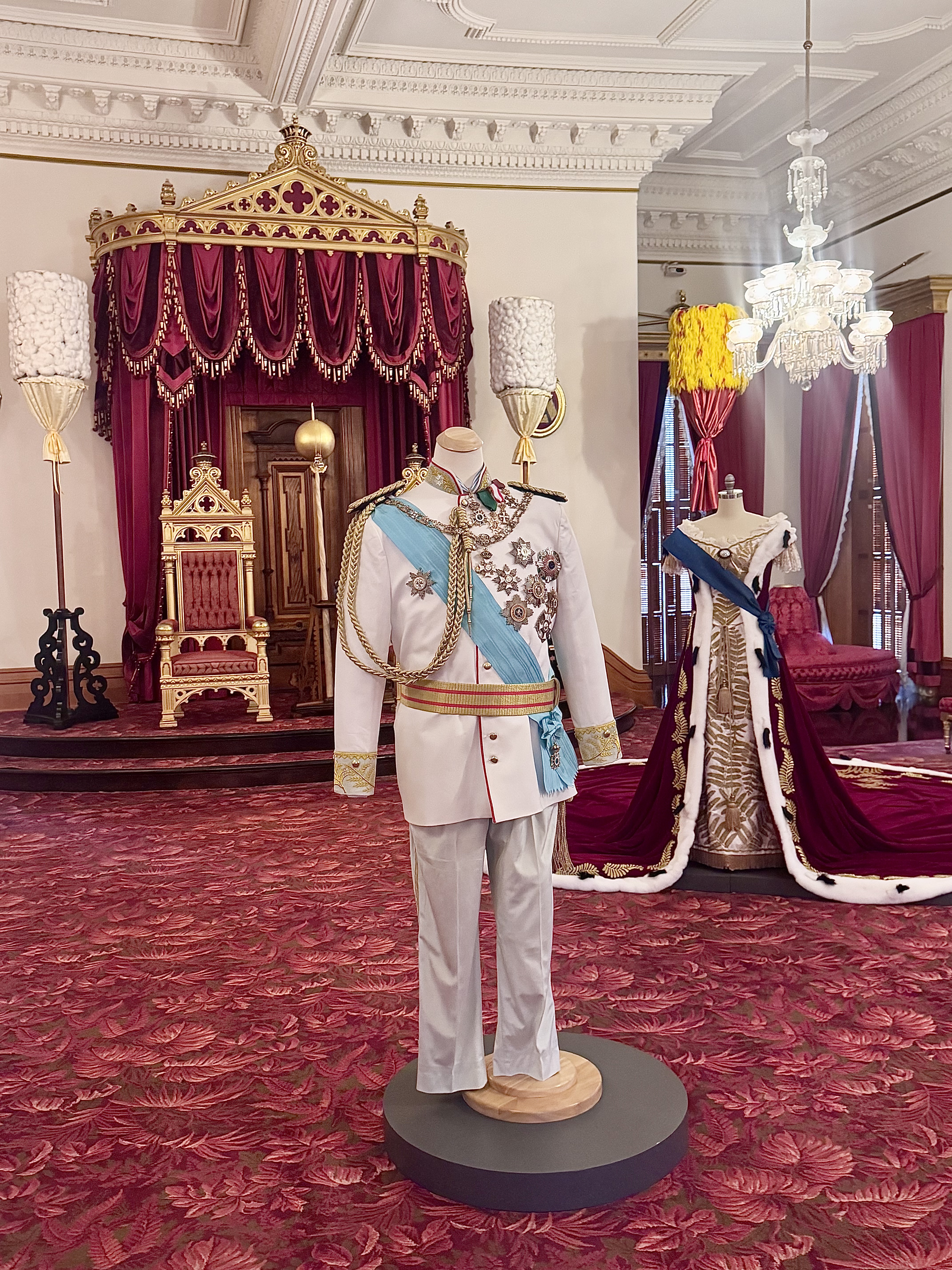 Iolani Palace's throne room