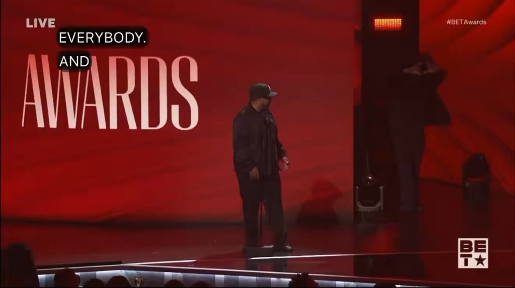 Druski impersonates Jay Z at the BET Awards