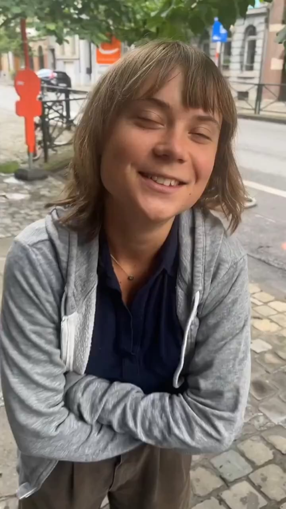 Greta Thunberg explains why Palestine is the most important humanitarian issue and why we must talk about the Israeli genocide all the time.