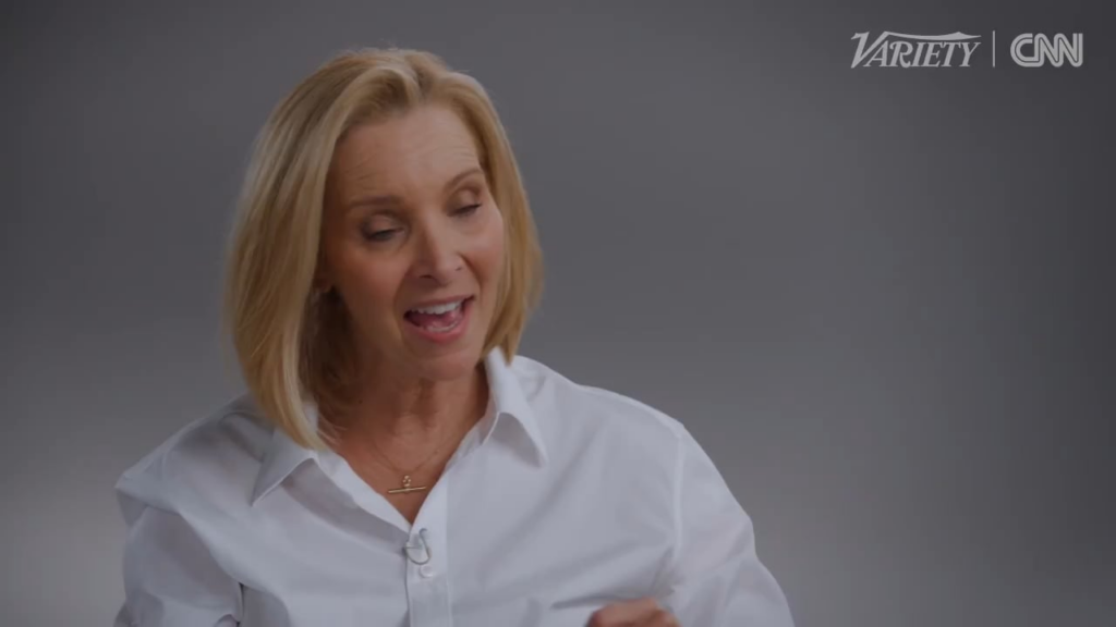 Lisa Kudrow talks about how her son, Julian, grew up on the 'Friends' set so much, he used to point at the TV and call Jennifer Aniston "Mommy" when he first started speaking