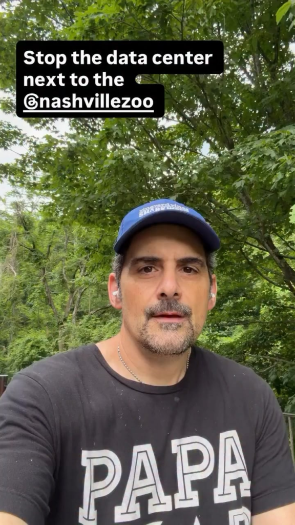 Country star Brad Paisley speaks out against proposed data center near Nashville Zoo