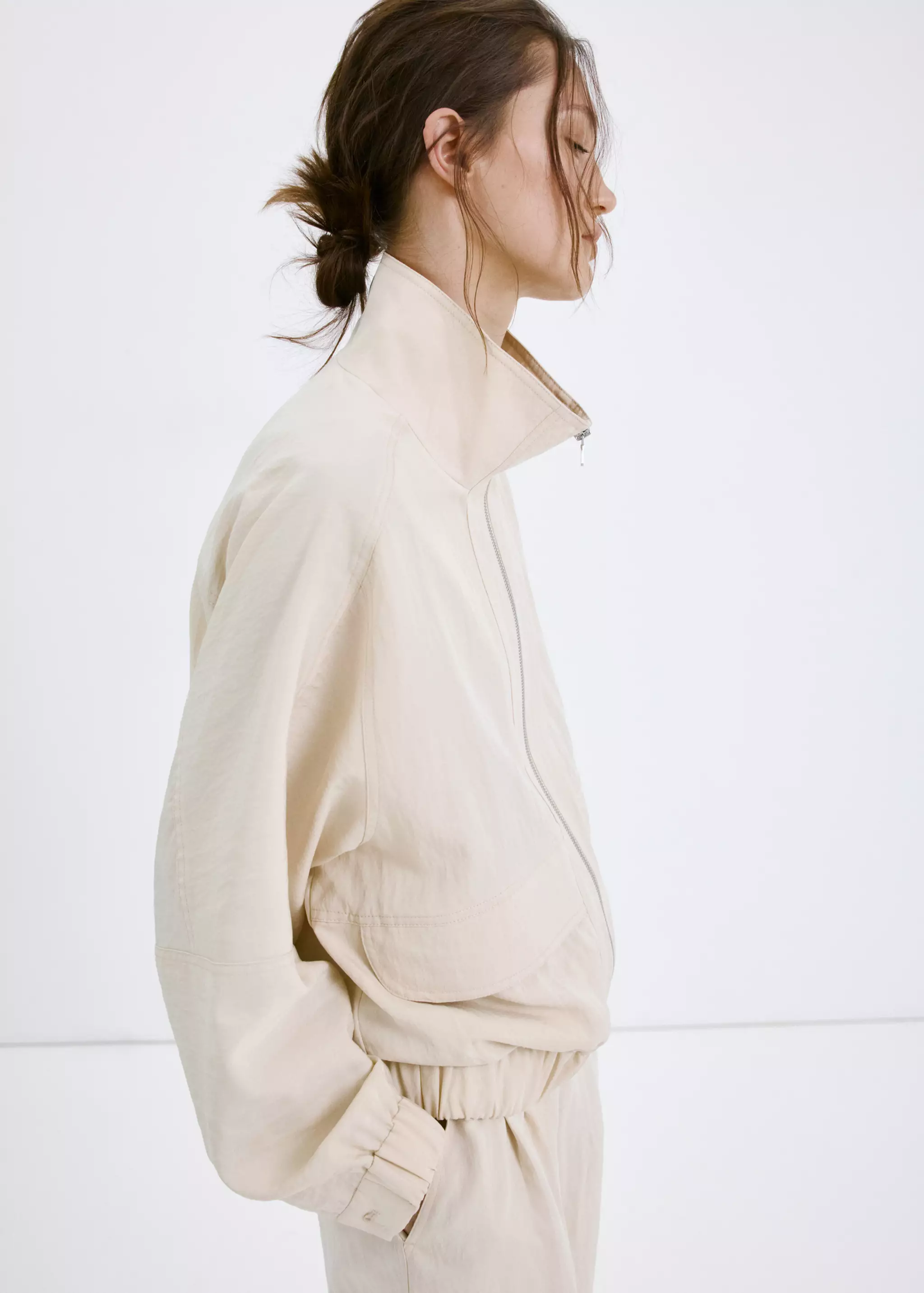 Lyocell Bomber Jacket | Mango United Kingdom