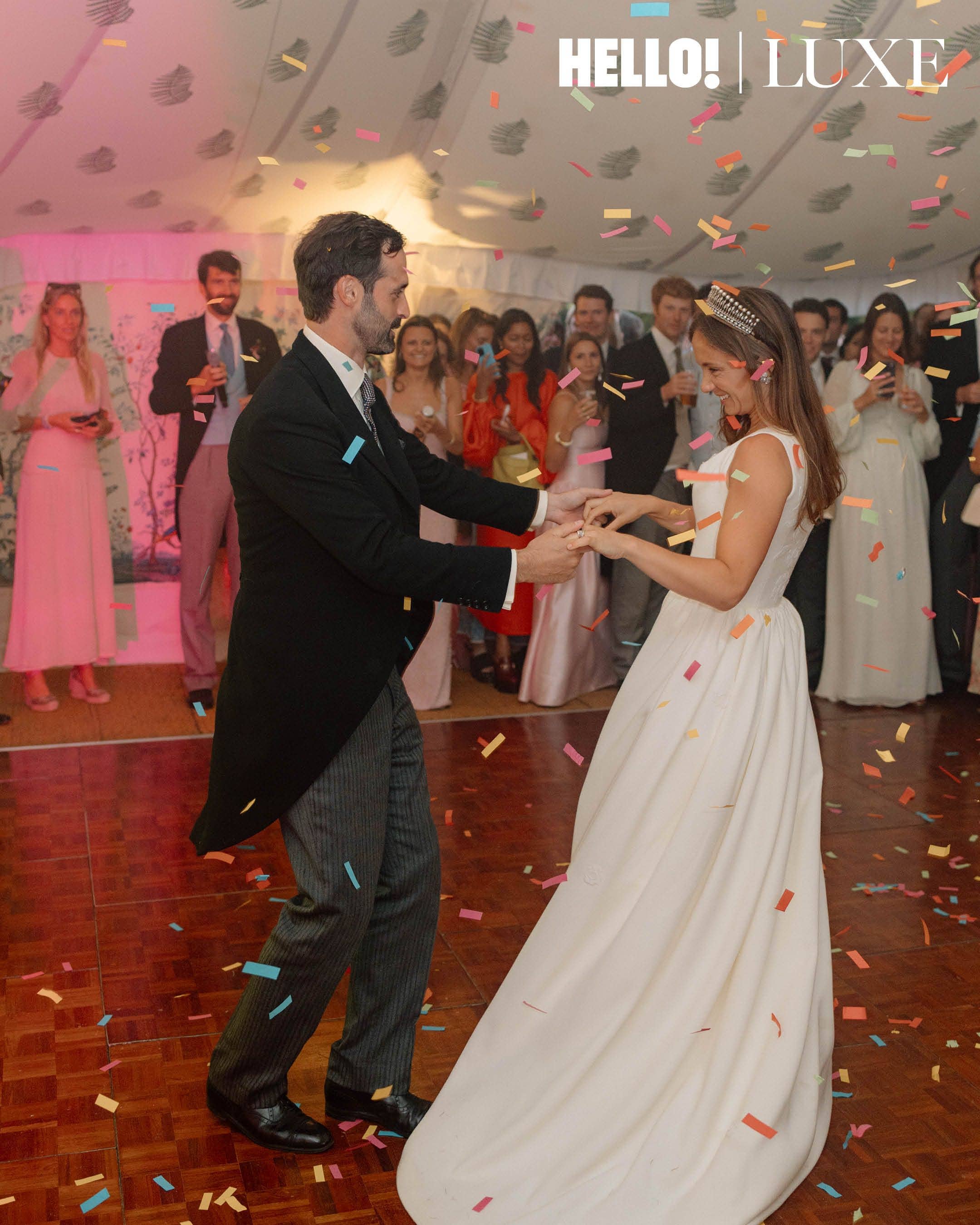 Their first dance was to Jailhouse Rock by Elvis Presley