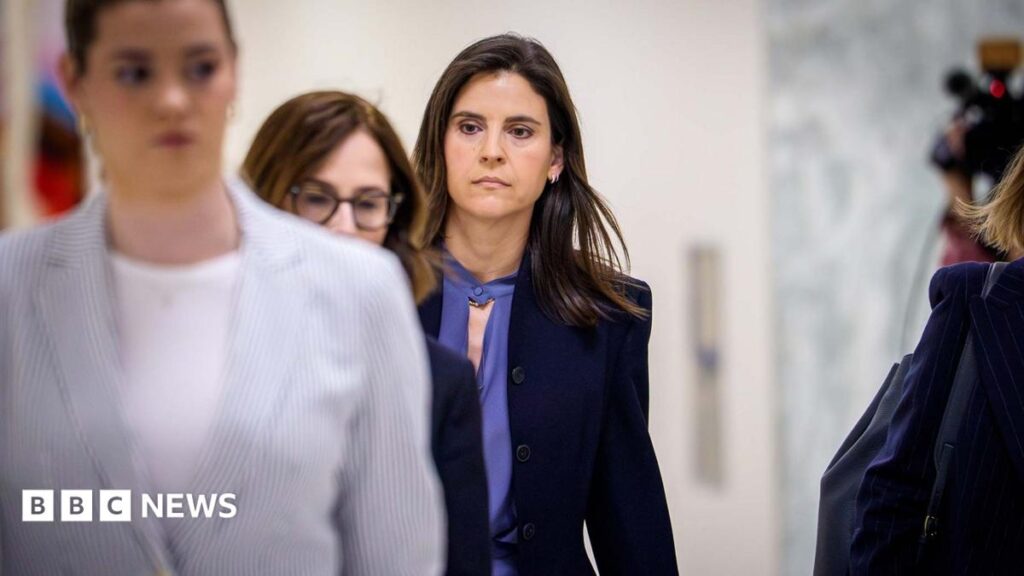 Sarah Kellen appearing before the House oversight committee in Washington last month
