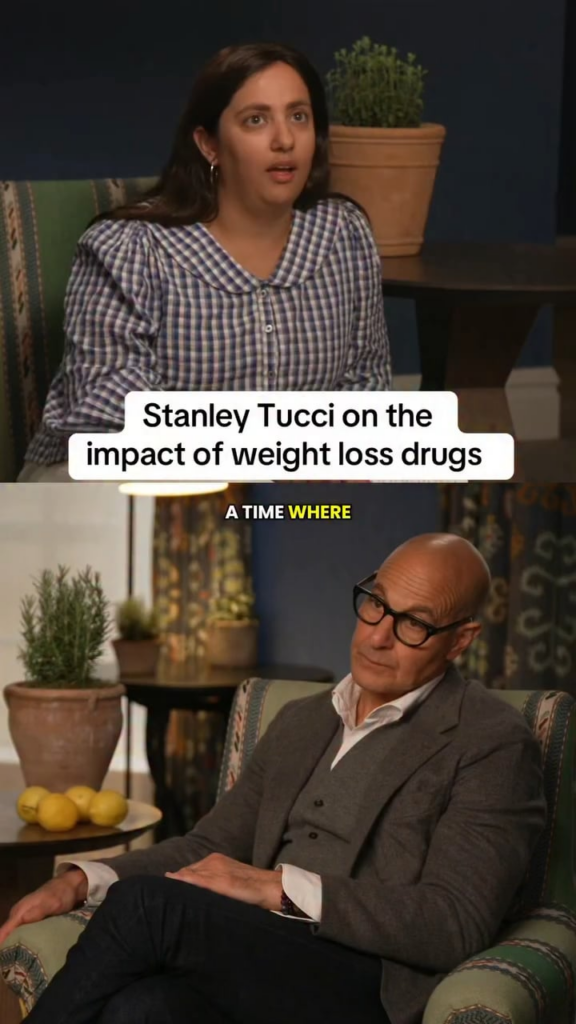 Stanley Tucci: “Society’s relationship with food is, to put it bluntly, fucked up… I think that the ideas of what we’re supposed to look like, have fucked that up. We are ever increasingly taking everything and wanting it to be the same, to look the same, taste the same, to become generic.”