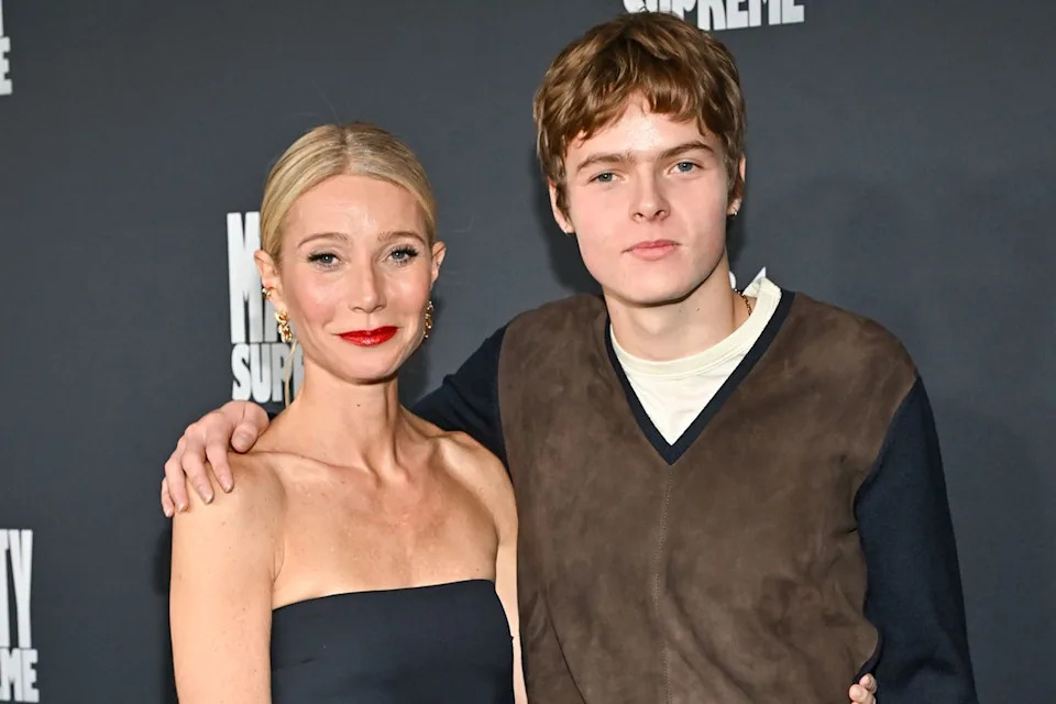 Gwyneth Paltrow and Moses Martin on December 08, 2025 in Los Angeles, California.Credit: Michael Buckner/Variety via Getty