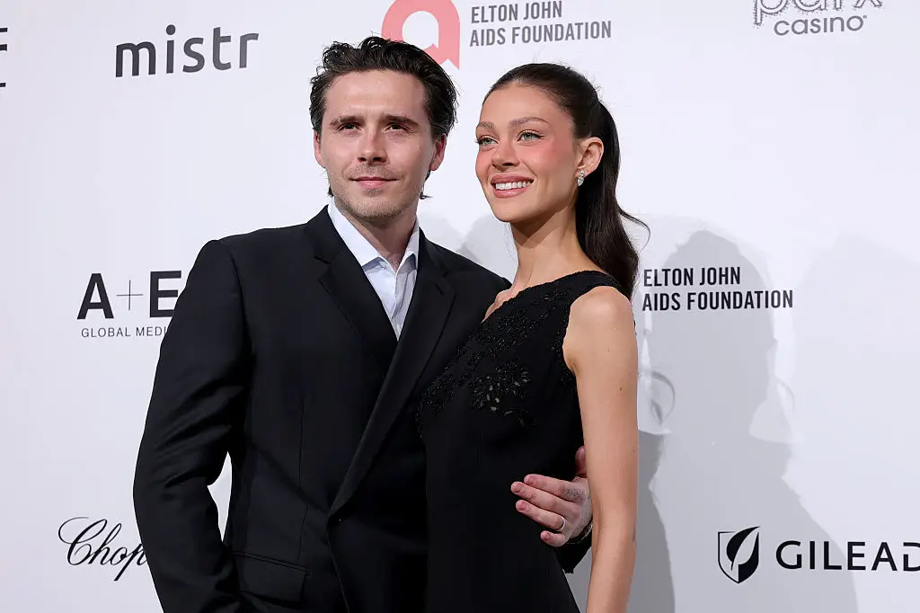 However Brooklyn and Nicola were in New York at the time (Michael Loccisano/Getty Images)