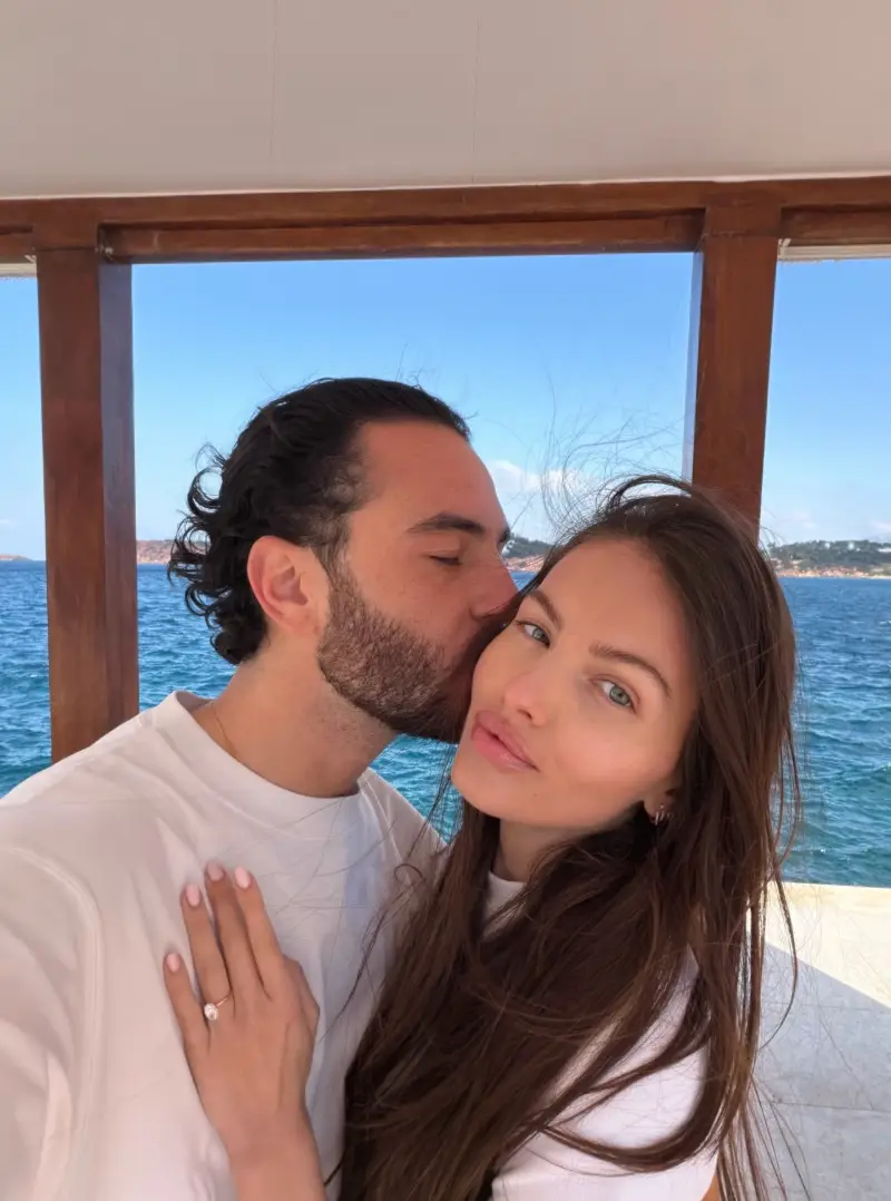 They were engaged back in March (Instagram/@thylaneblondeau)