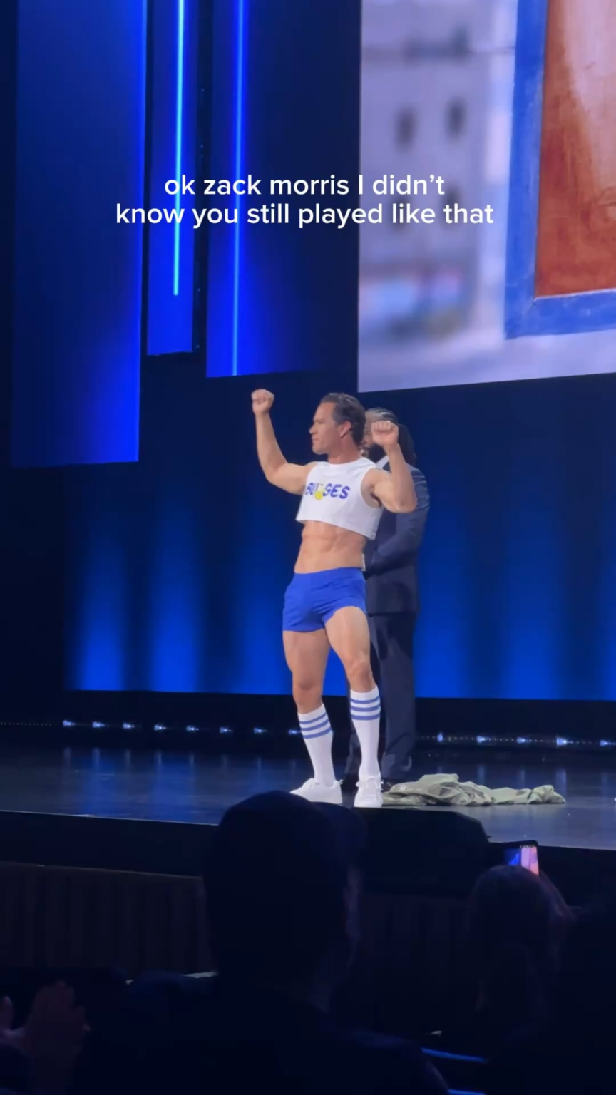 Mark-Paul Gosselaar aka Zack Morris himself at the 2026 Bell Upfronts