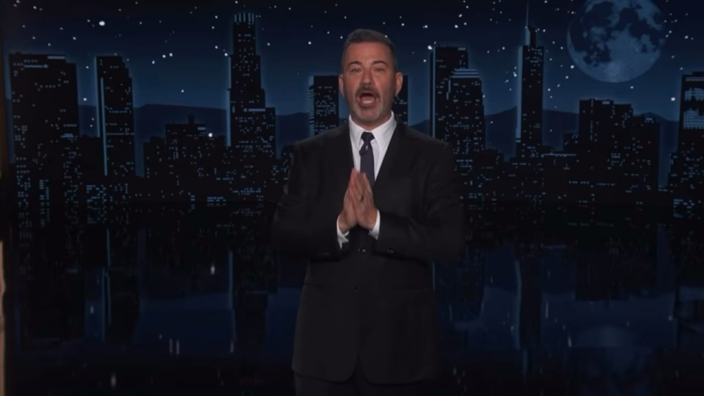 Jimmy Kimmel on Elon Musk becoming the worlds first trillionaire: “Tesla paid almost no federal income tax over the last 3 years. For a guy who has been openly cheering immigrants getting kicked out of the country for stealing from us, sure seems like an immigrant who’s been stealing from us to me.” Jimmy Kimmel on Elon Musk becoming the worlds first trillionaire: “Tesla paid almost no federal income tax over the last 3 years. For a guy who has been openly cheering immigrants getting kicked out of the country for stealing from us, sure seems like an immigrant who’s been stealing from us to me.”