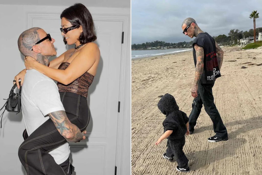Kourtney Kardashian Celebrates Her ‘Baby Daddy’ Travis Barker on Father’s Day — but Excludes Ex Scott Disick