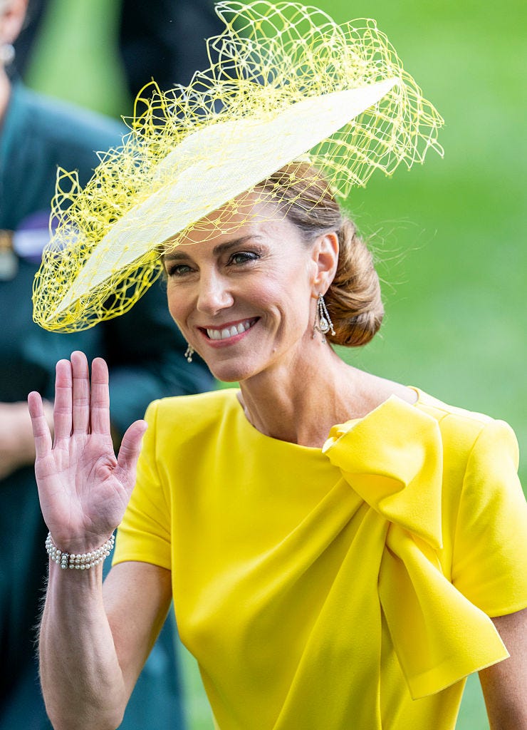 Royal Ascot 2026: Day 2 - Royalty ascot, england june 17 catherine, princess of wales on day two of royal ascot 2026 at ascot racecourse on june 17, 2026 in ascot, england photo by mark cuthbertuk press via getty images