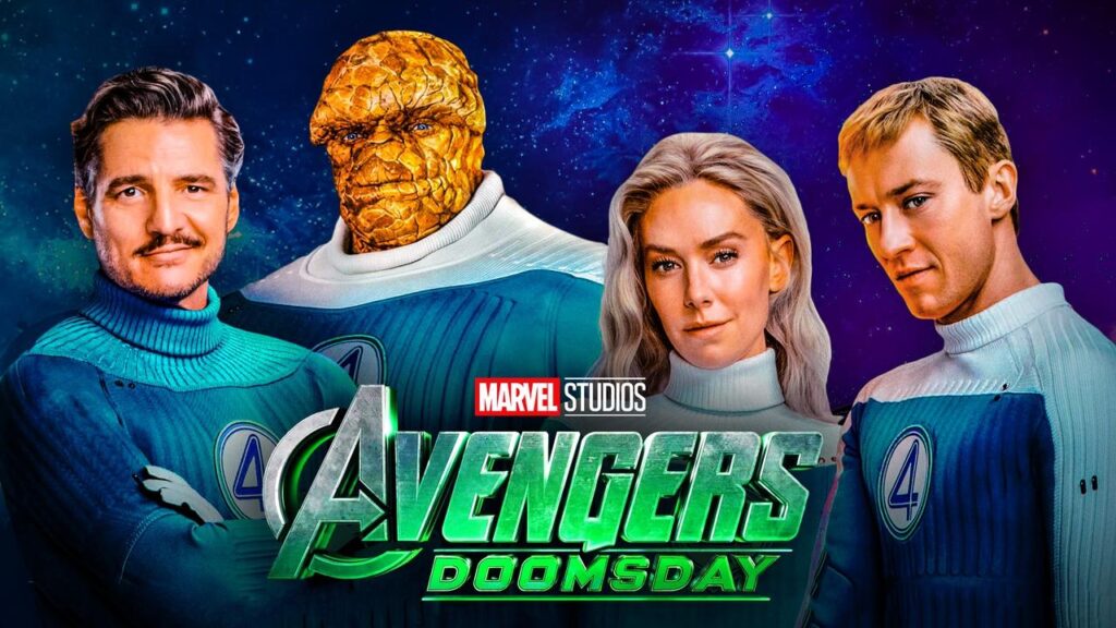 Avengers: Doomsday Will Feature 7 Fantastic Four Characters (Confirmed) Avengers Doomsday logo, Fantastic Four members in the MCU