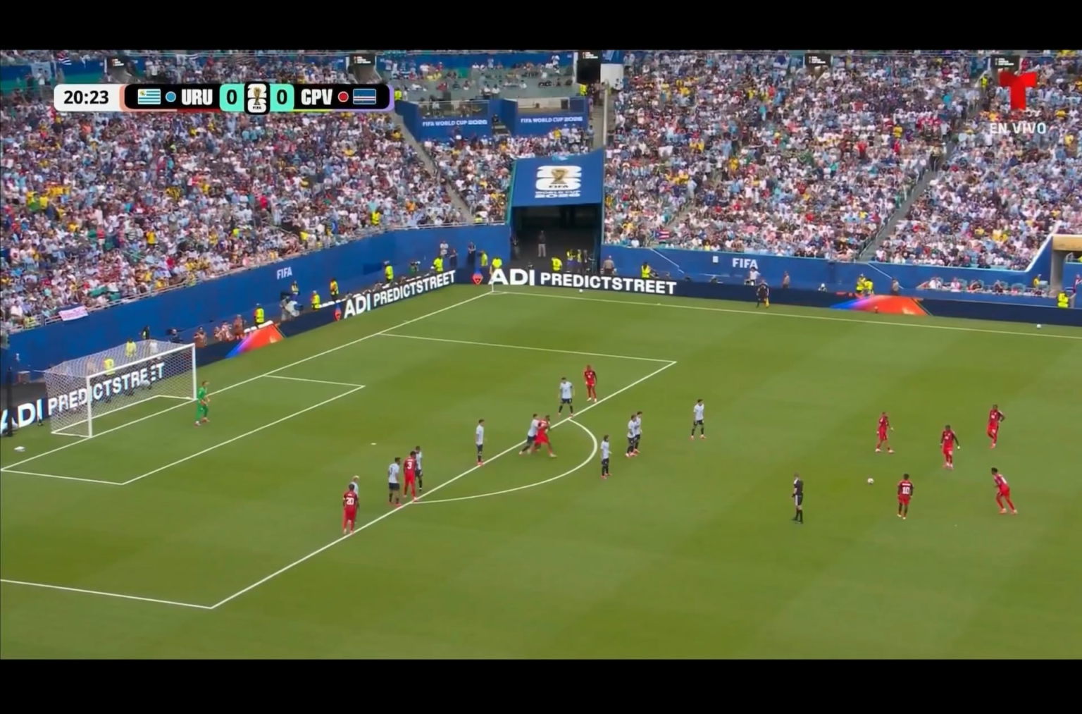 Kevin Pina scores Cape Verde’s first ever World Cup goal