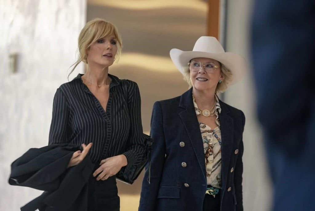 Yellowstone spin-off Dutton Ranch stars Kelly Reilly as Beth Dutton and Annette Bening as Beulah Jackson. Photo: @juanpabloraba/Instagram.com