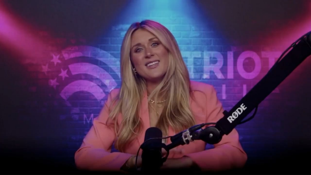 MAGA-influencer Riley Gaines being told/paid by Patriot Mobile handlers what her sincerely held beliefs are in leaked video